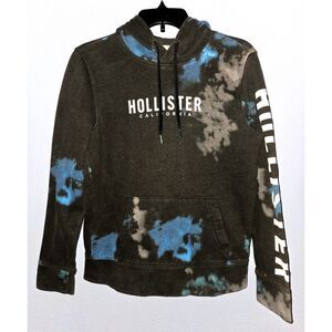 Unisex Hollister Tie Dyed Hoodie Hooded Sweatshirt, Size XS